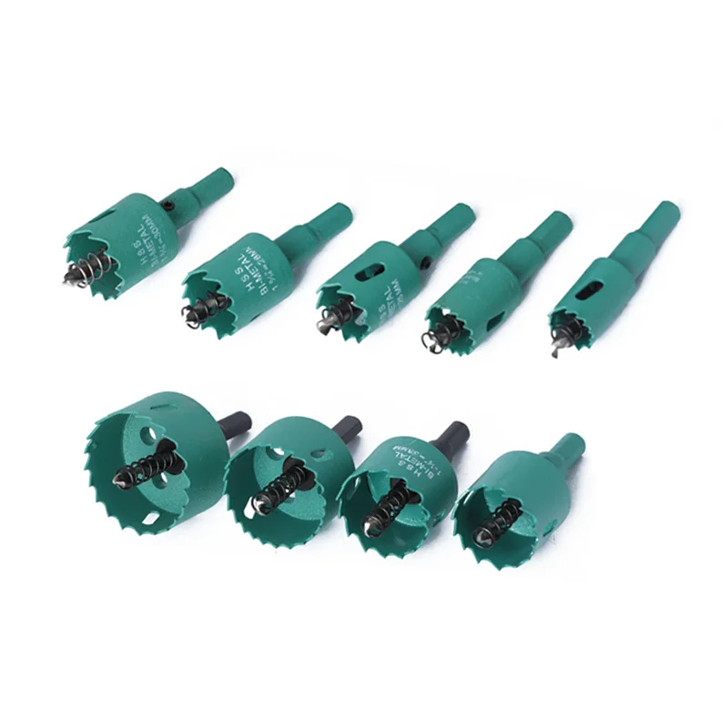 9pcs Hole Saw Set 1951mm Bimetal Hole Saw Kit With Heavy Duty Hole
