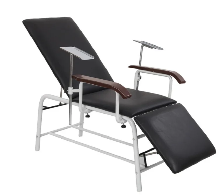 MT медицинское Высококачественное Ручное складное стальное кресло для донорства крови с покрытием