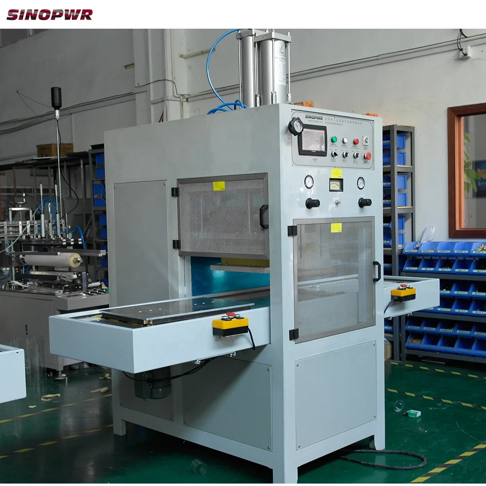 High Frequency Transparent Plastic Folding Box Plastic Sealing Machine