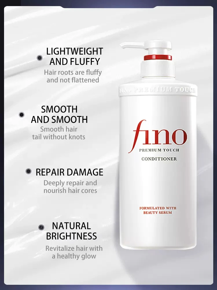 Fino Premium Touch 550ml Moist Hair Shampoo And Rinse-off ...