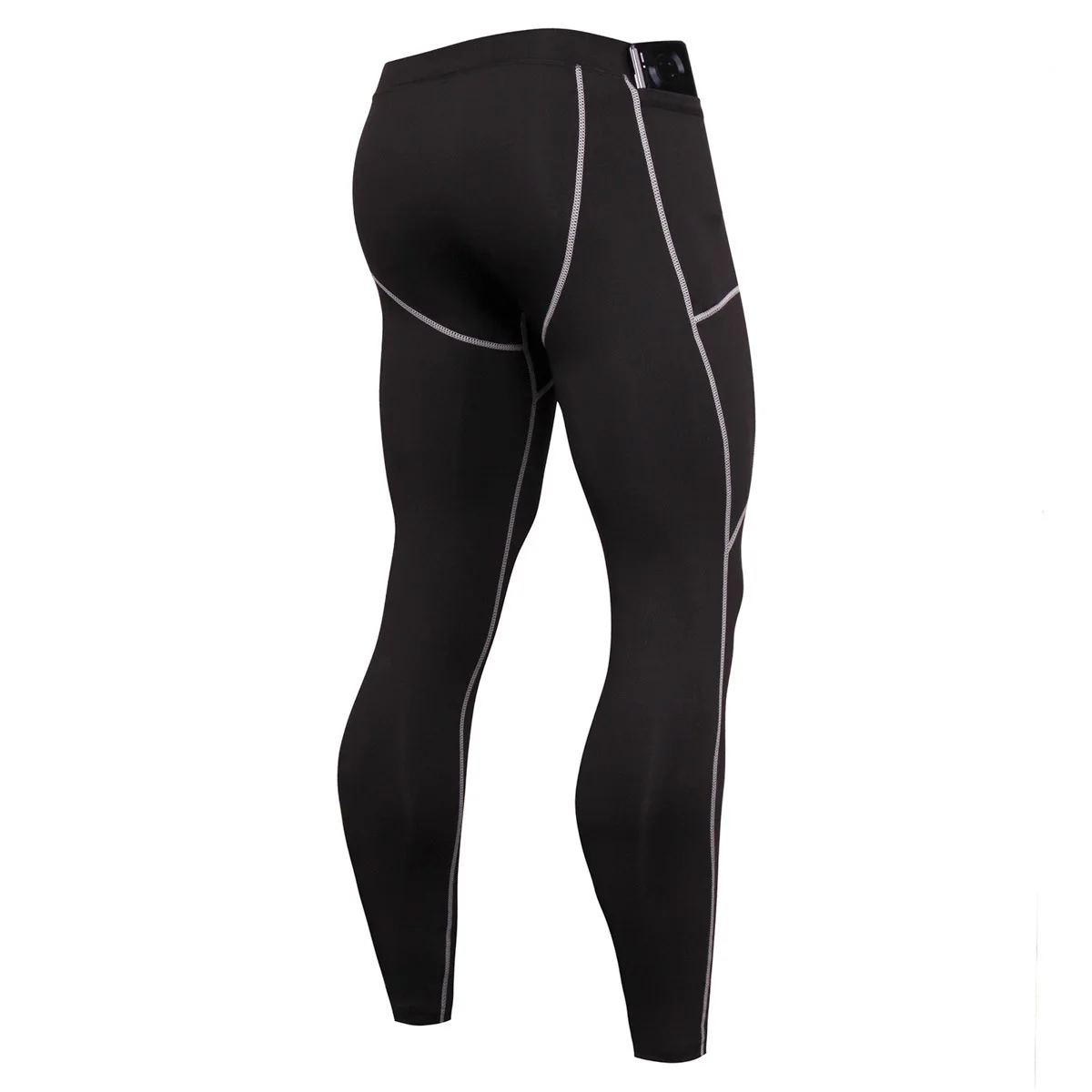 Zomersport Fiess-broek Heren hardloopsport Strakke elastische sneldrogende broek Basketbaltraining Outdoor Bottoming-broek311_voghion.com