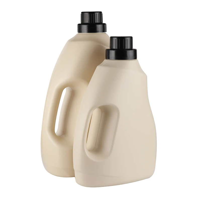 1 L Rectangle Empty White Liquid Laundry Detergent Storage Container