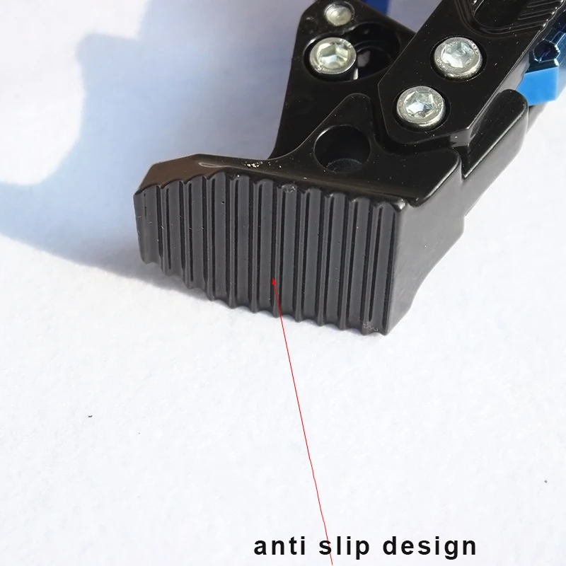 Universal Aluminum Motorcycle Kickstand - Adjustable Tripod Holder For Scooters & Bikes - View #8
