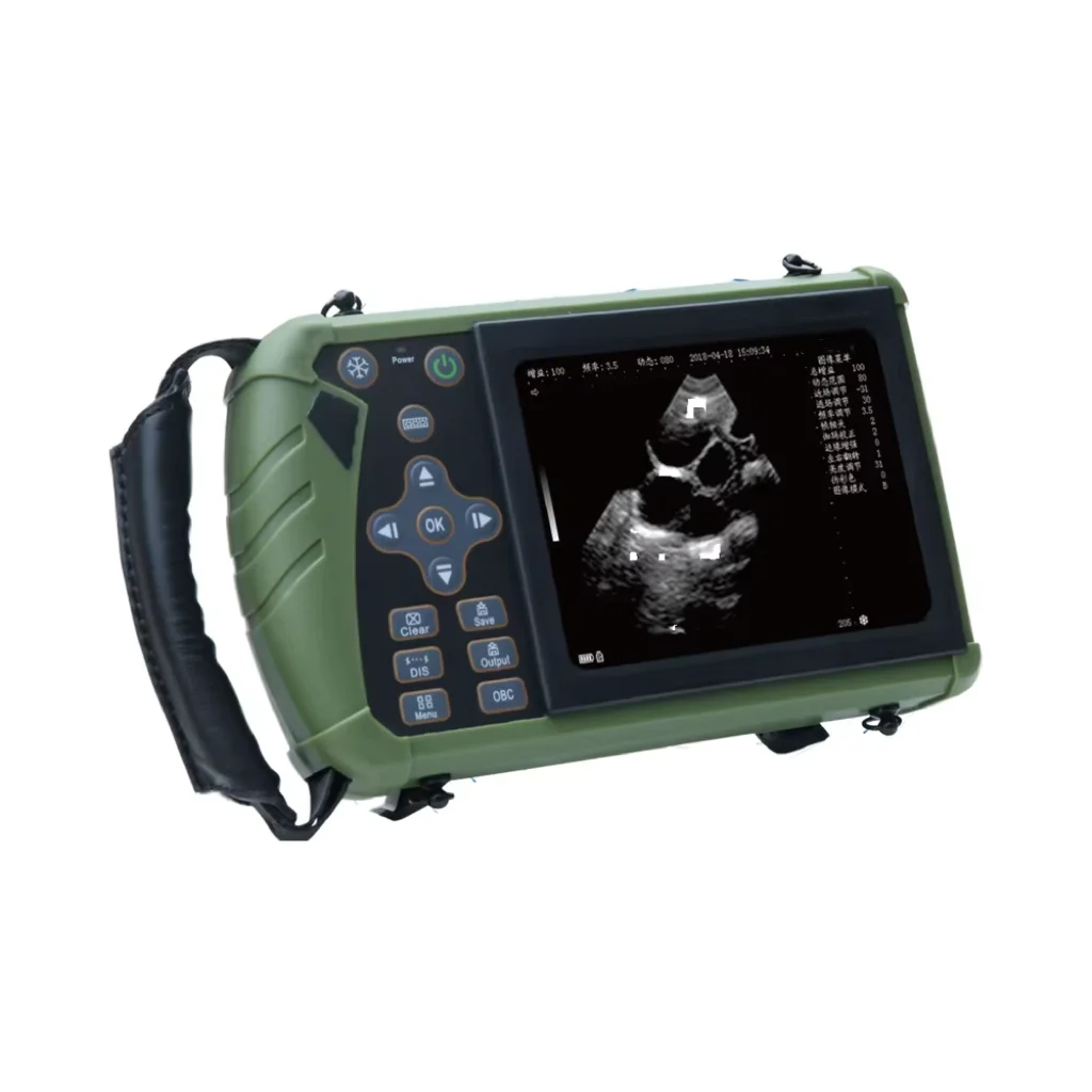 Veterinary Portable Ultrasound Scanner Plastic Diagnostic System with Electric Power Source