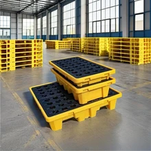 new HDPE  IBC Single Spill Pallet 1300L 1380mm*1380mm*900mm spill tray for chemical