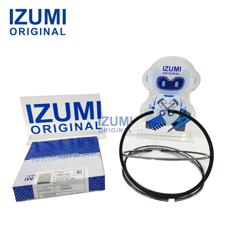 ایزومی اوریجنل ڈیزل پارٹ: کامنز کے لیے QSK60 پسٹن رنگ 4956091 4309254