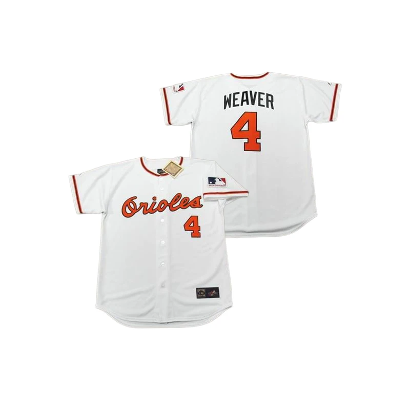 Earl Weaver Men's Baltimore Orioles Home Jersey - White Authentic