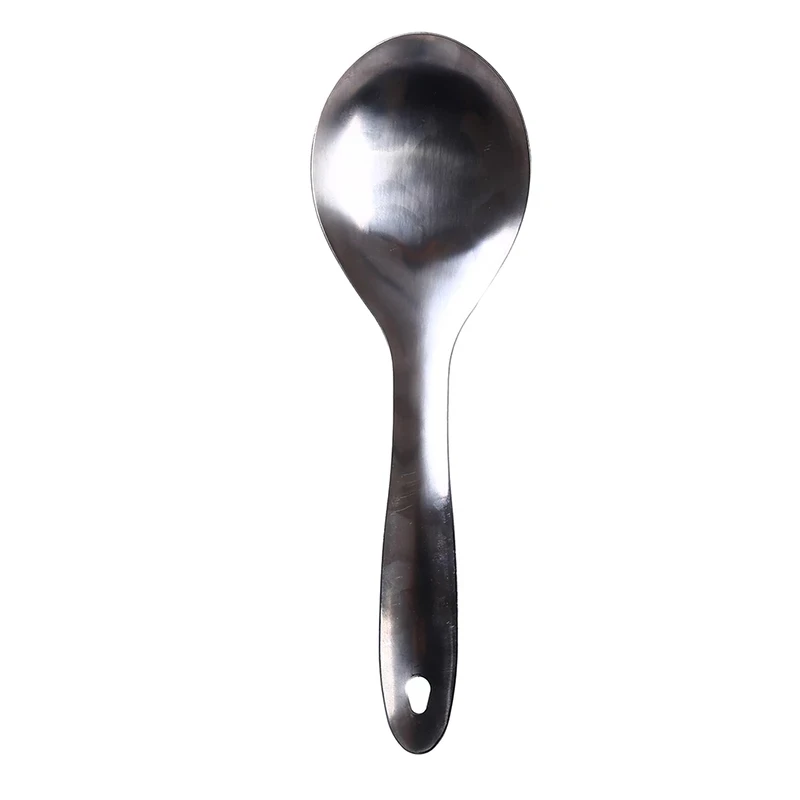 Household Durable Stainless Steel Large Rice Soup Serving Spoon Tableware G 