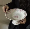 Assiette à soupe à rebord haut