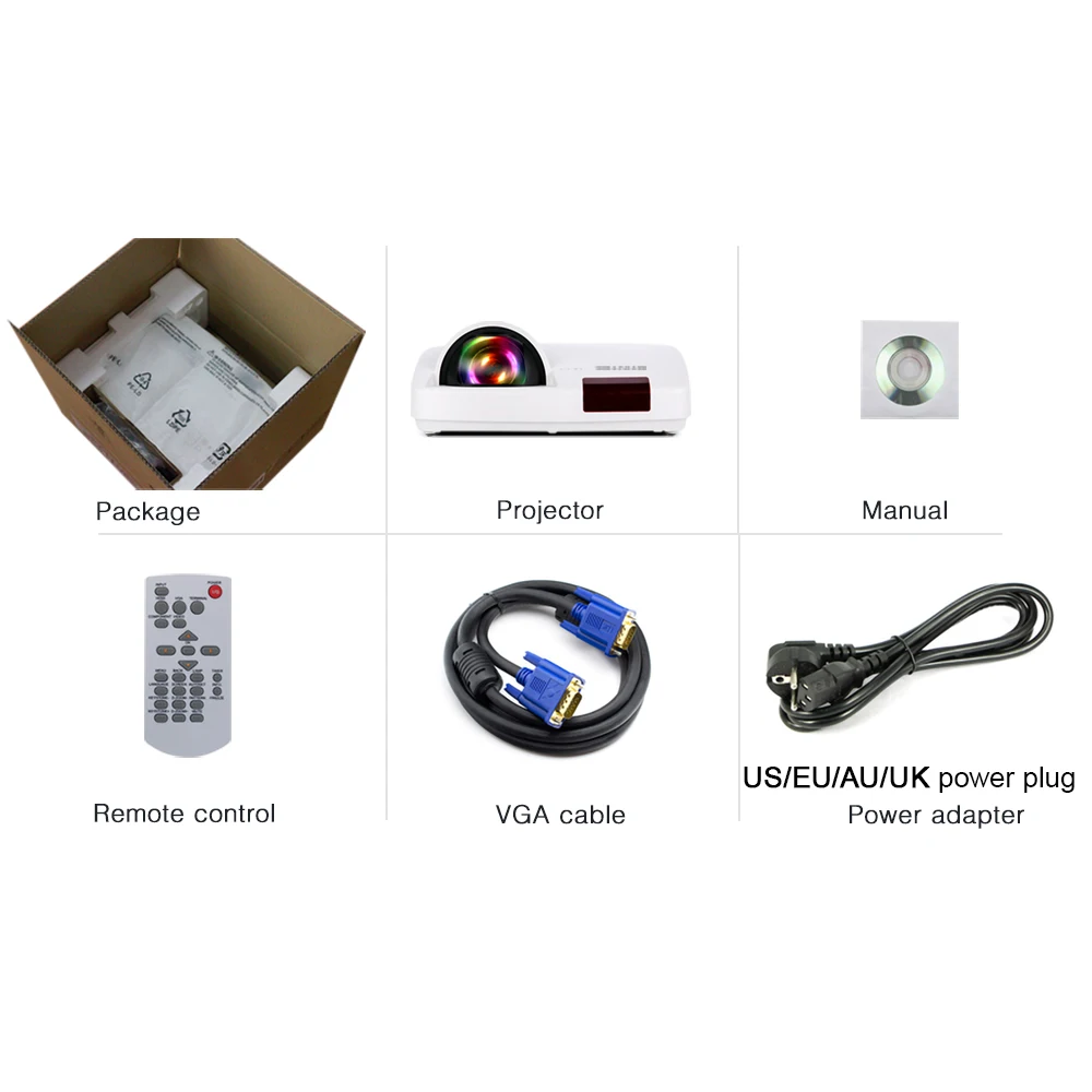 Byintek C600WST Short Throw Interactive Overhead Outdoor Advertising Projector Building Mapping High Lumens Hologram Projecteurs