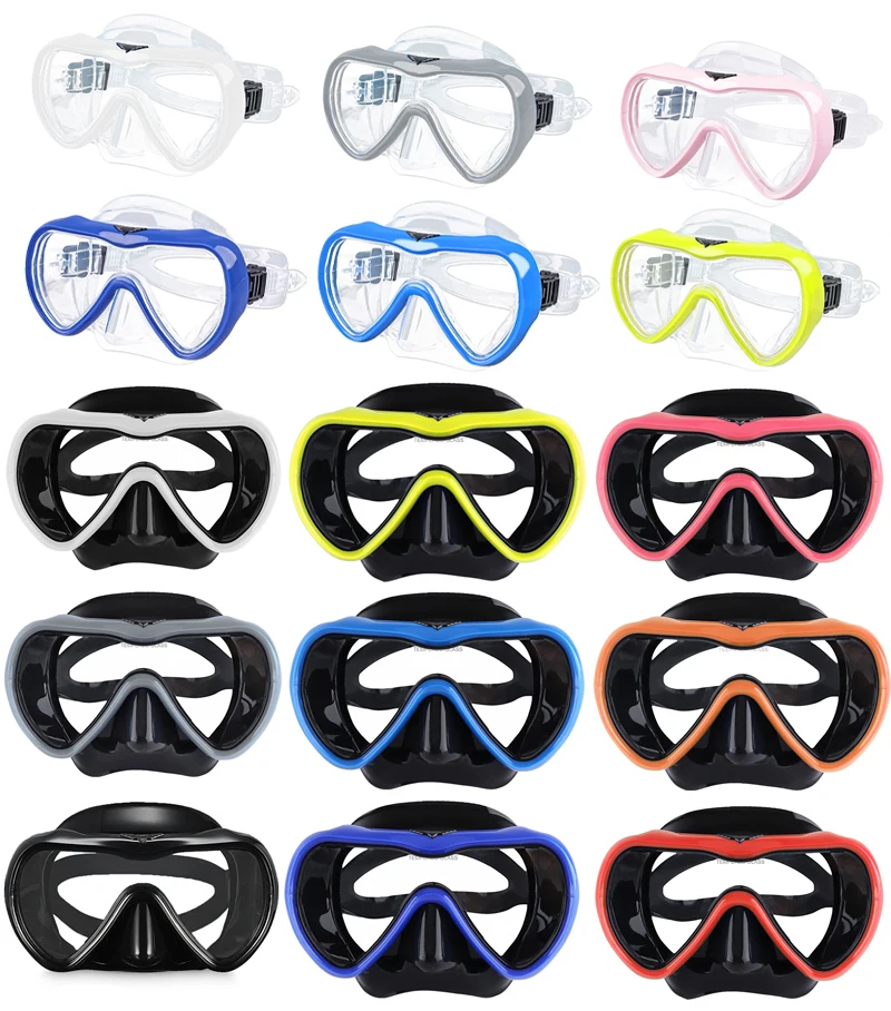 20 Colors Professional Adult Freediving Goggles Spearfishing Glasses