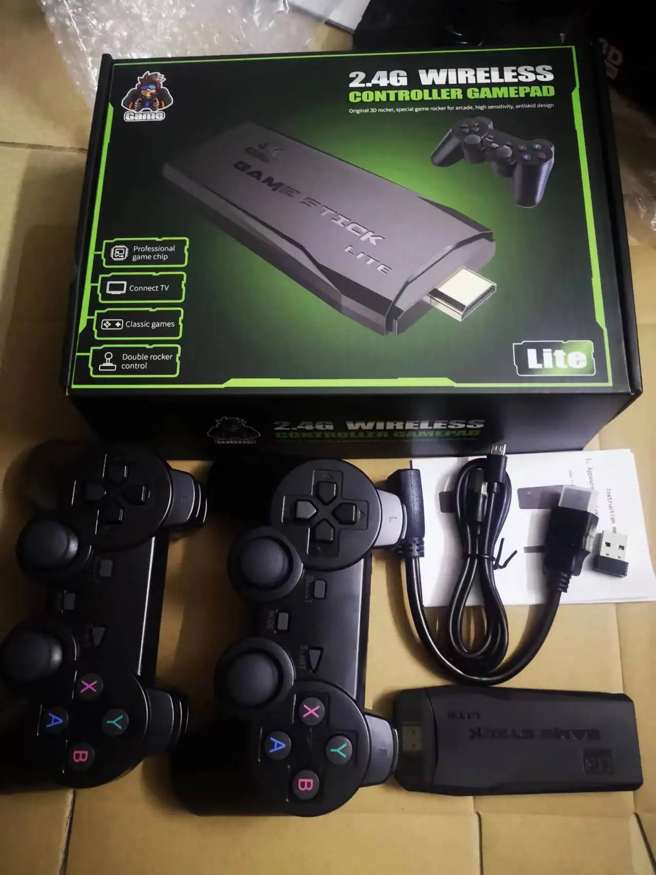 M8 Video Game Retro Console 4k Hd Output For M8 Game Stick Lite With 2 ...