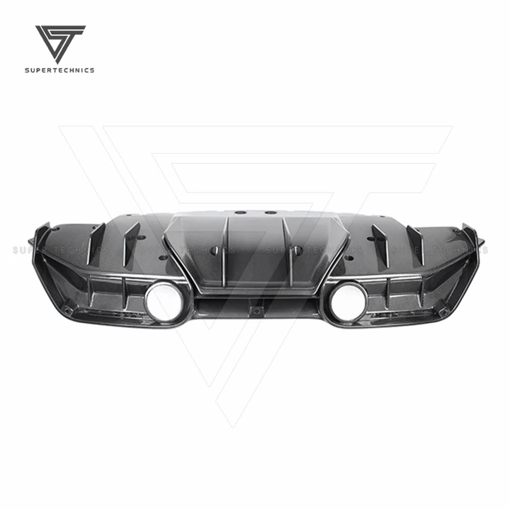 PT Style Carbon Fiber Rear Diffuser for Ferrari F8