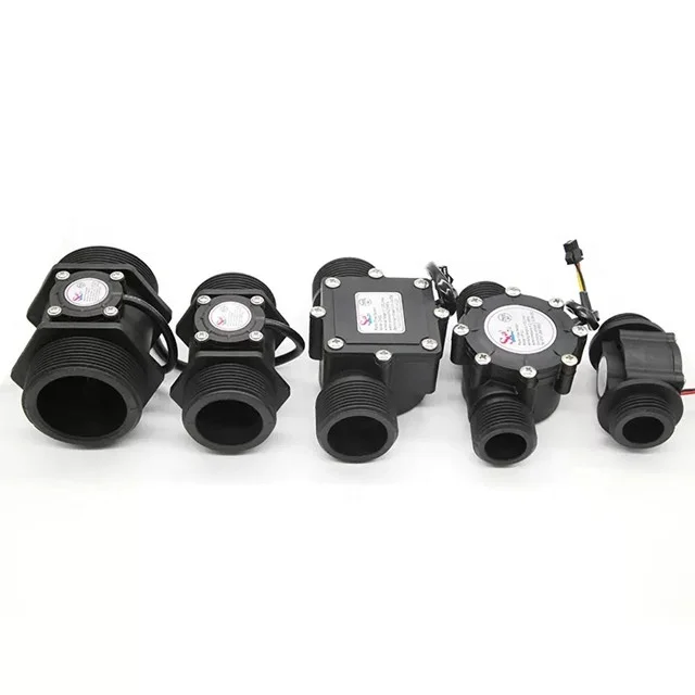 热销ing DN40 DN50 霍尔效应 涡轮流量计 5-150L/10-200L 3.5-24V 水 仪表 for 游泳 游泳池 液体 控制 OEM