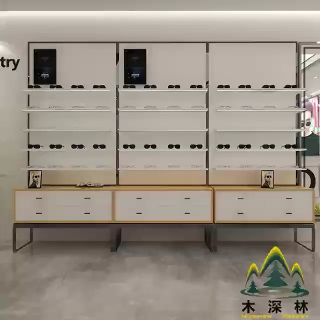 Stylish Optical Shop Display Stand Glasses Display Counter Showcase For