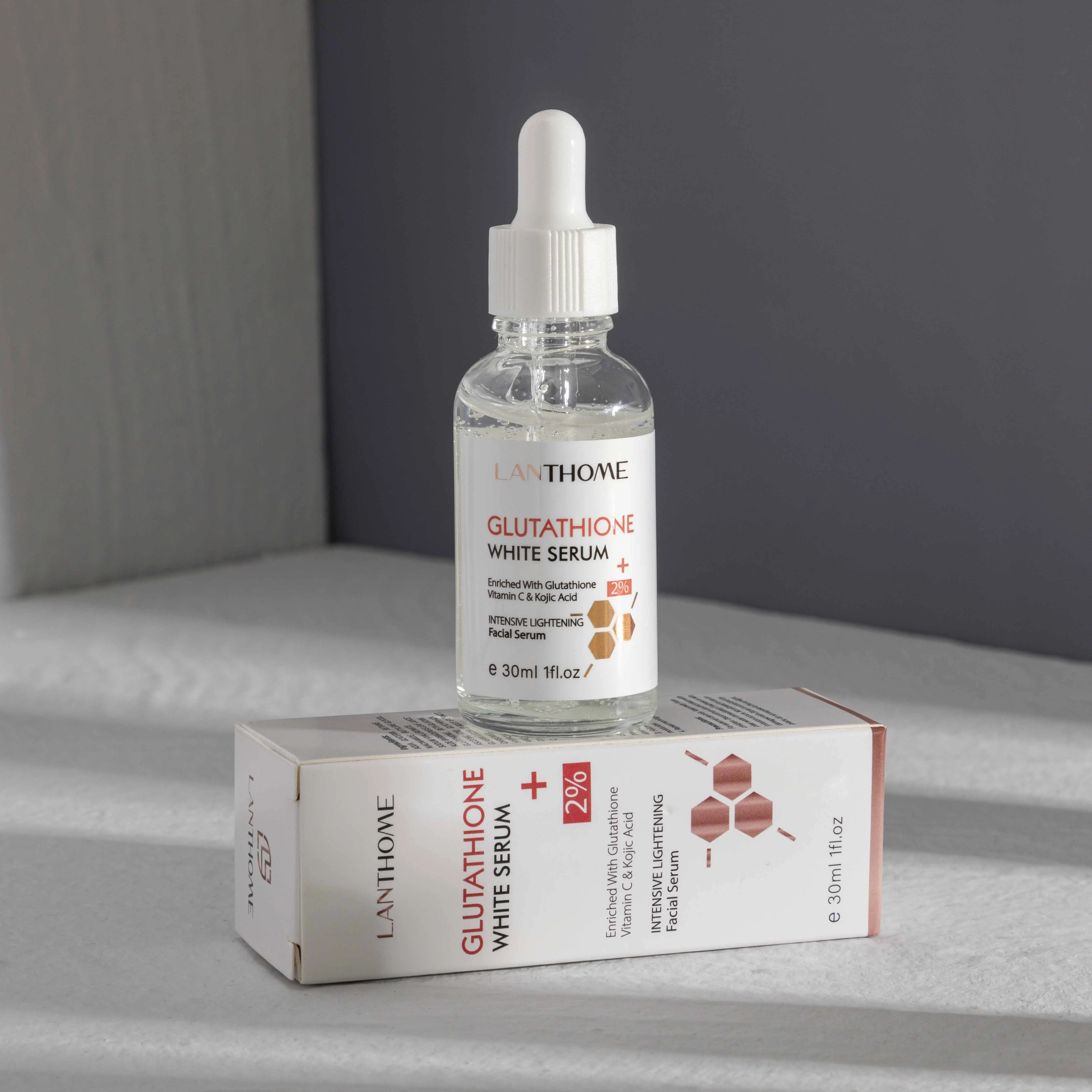 Strong Whitening Glutathione Face Serum With Vitamin C Collagen Kojic Acid  Whitening Brightening Serum for Black Skin