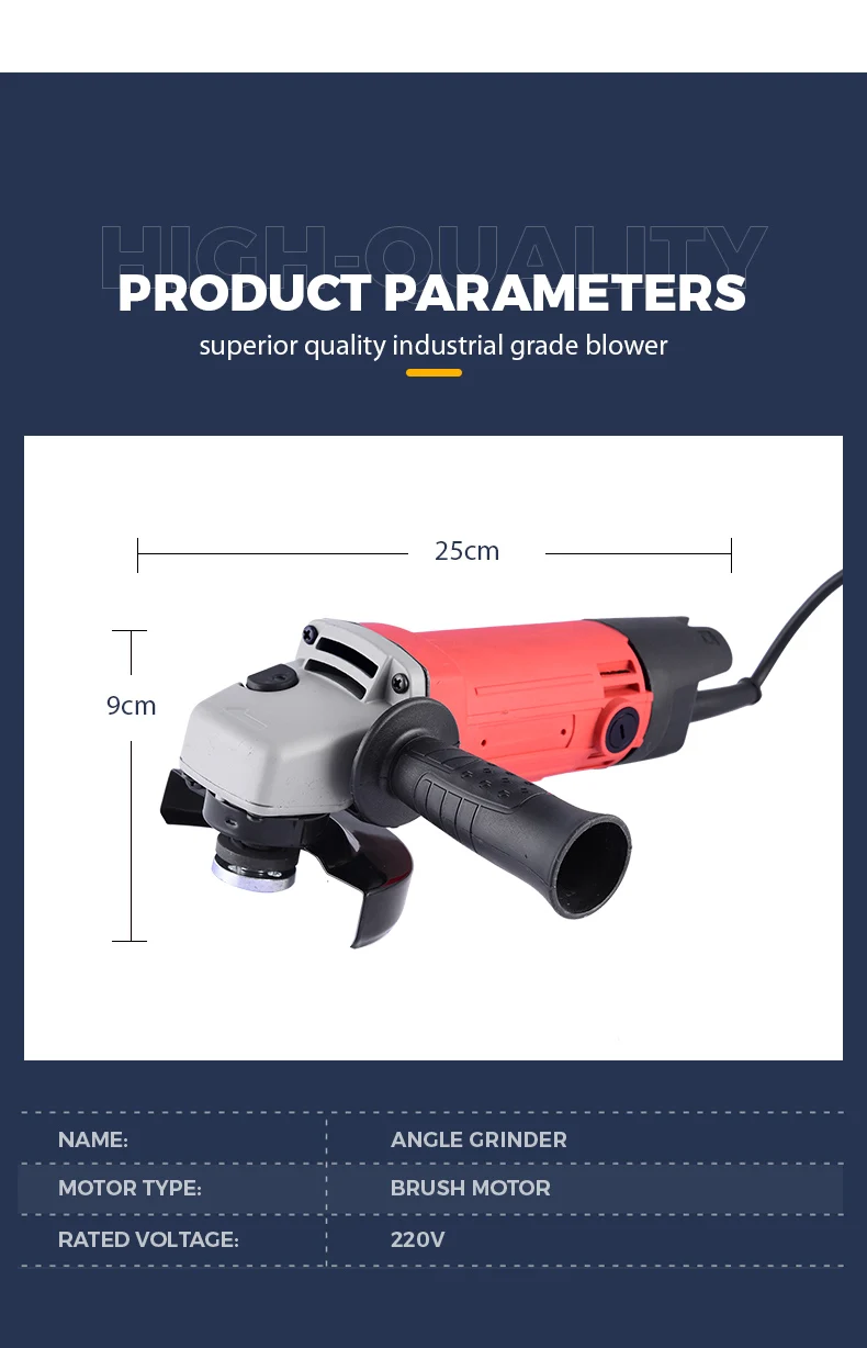1800w Miniature Electric Angle Die Grinder Machine Mini Angle Grinder