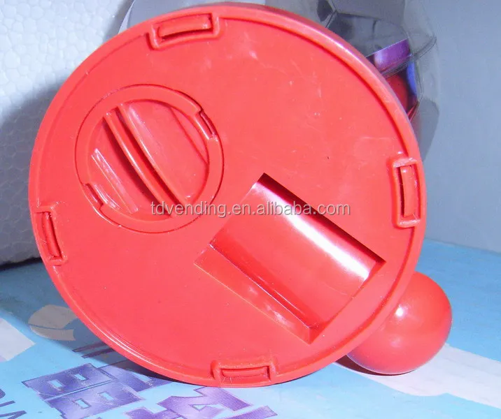 Plastic push button type clear ball Candy Holder  sweet dispenser candy dispenser (GVM011)