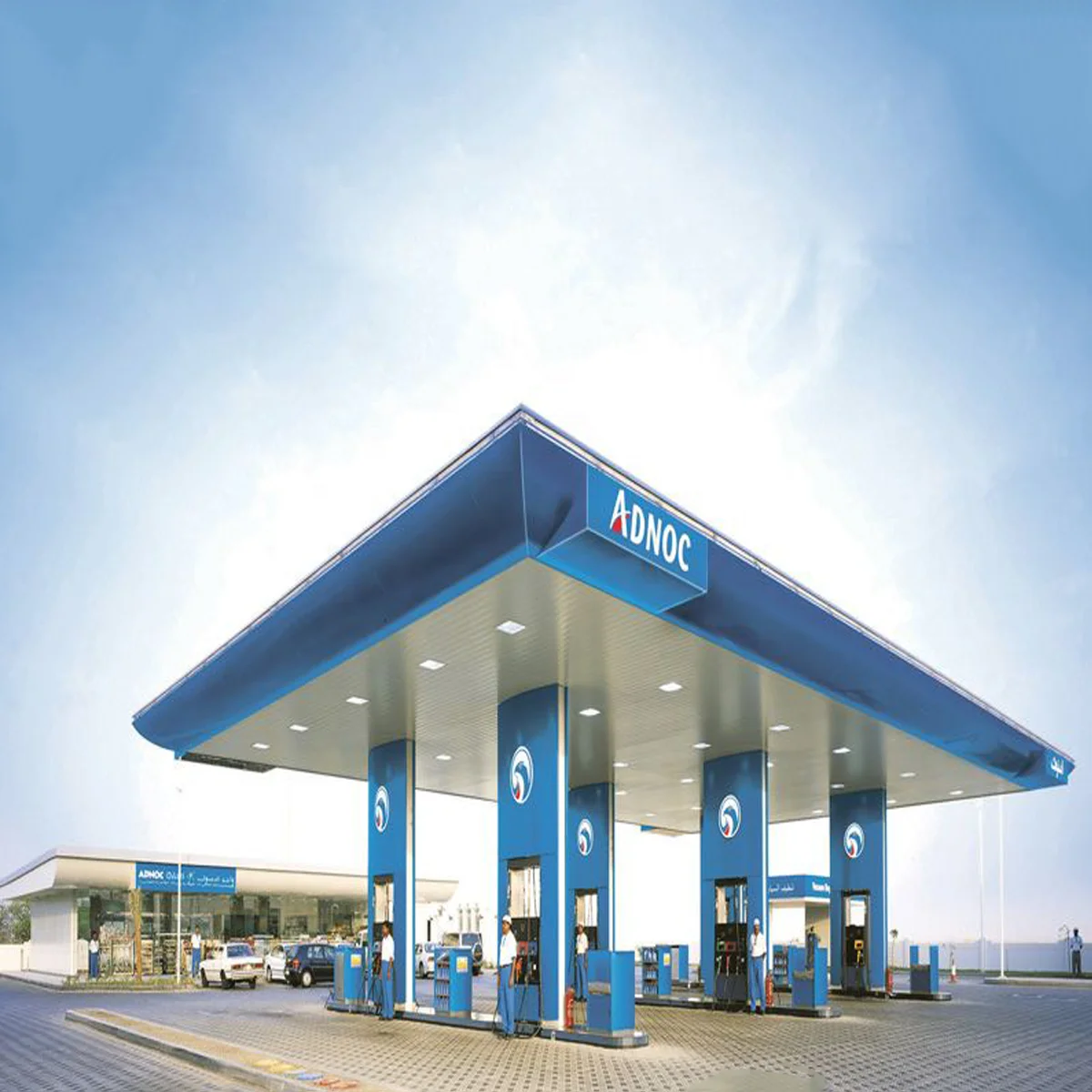 LF Steel Structure Space Frame Canopy Gas Station Price Gasoline Stations Designs