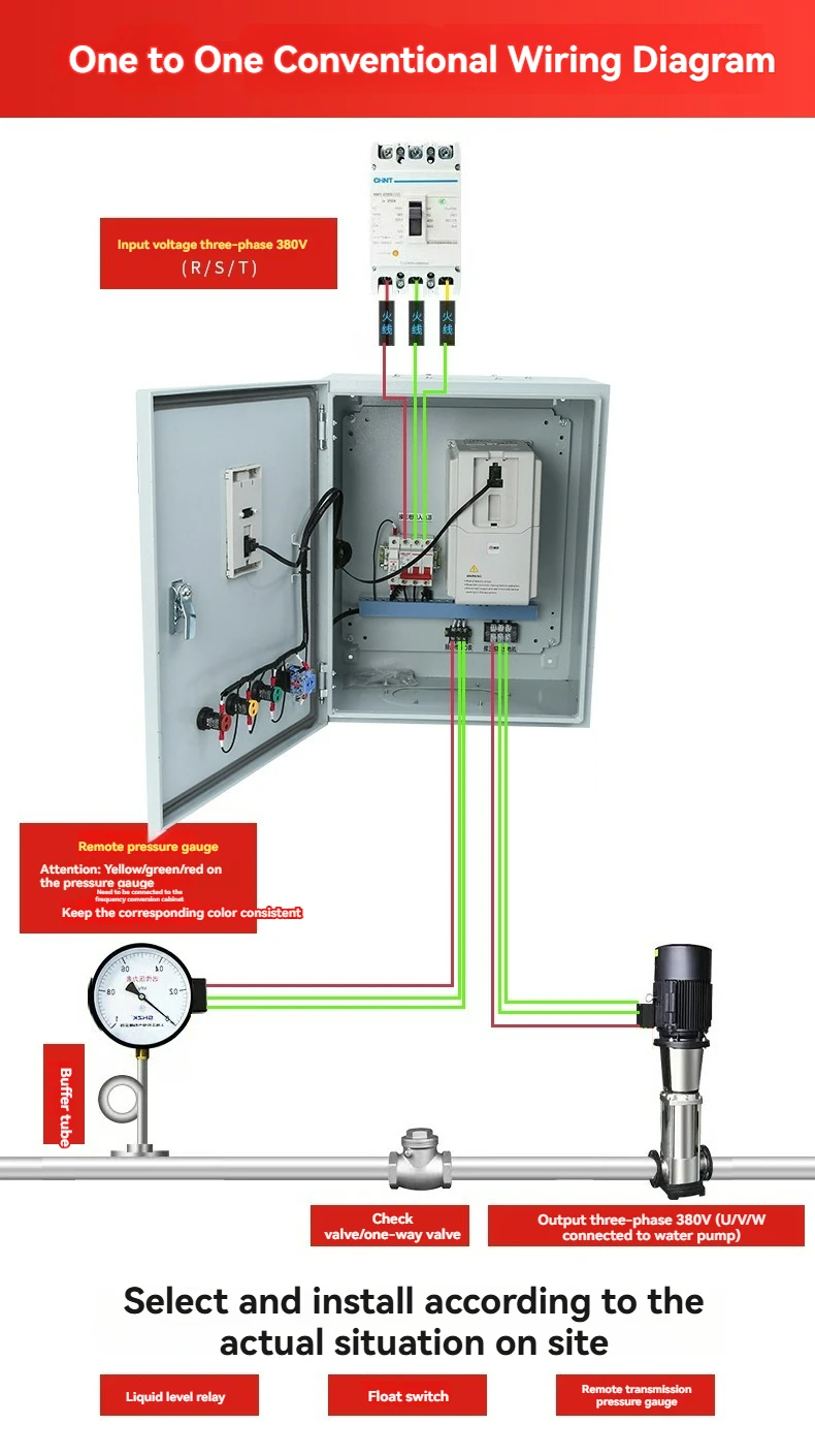 790 Inverter Variable Frequency VFD 1.5KW-22KW 220V/380V for Water Supply for Tank Single Three Phase 750W