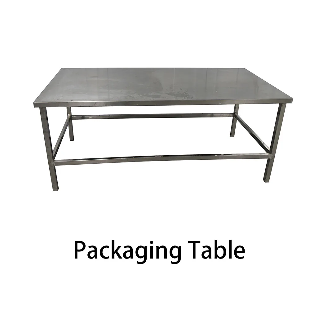 Customizable stainless steel food-grade workbenches for slaughterhouses, laboratories and food processing plants