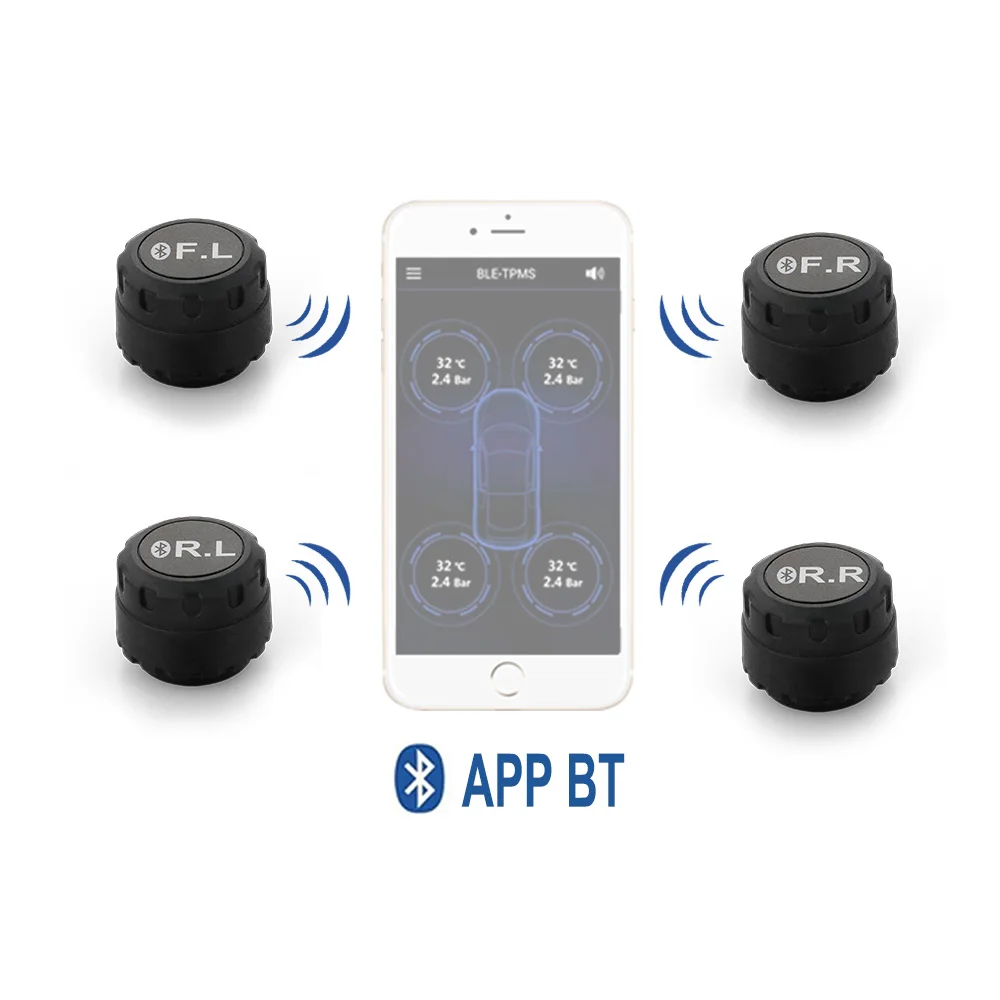 BT with APP Function Tire Pressure Sensor Tpms