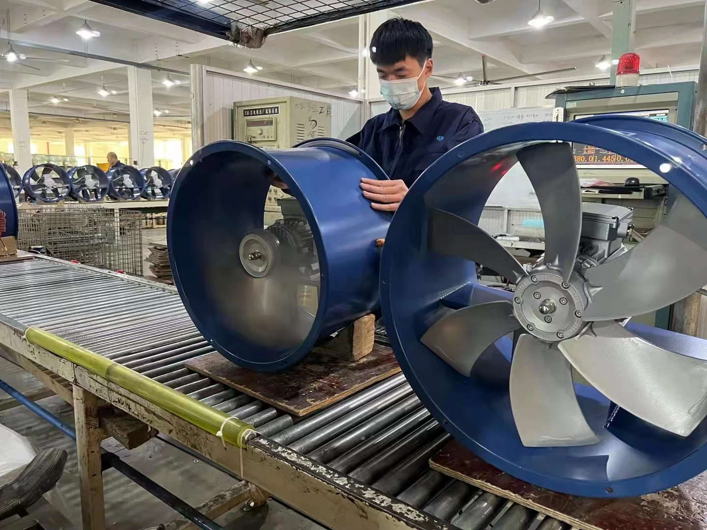 High Temperature Axial Fan, 400mm, 500mm, 1000mm, Aluminum - detail 20