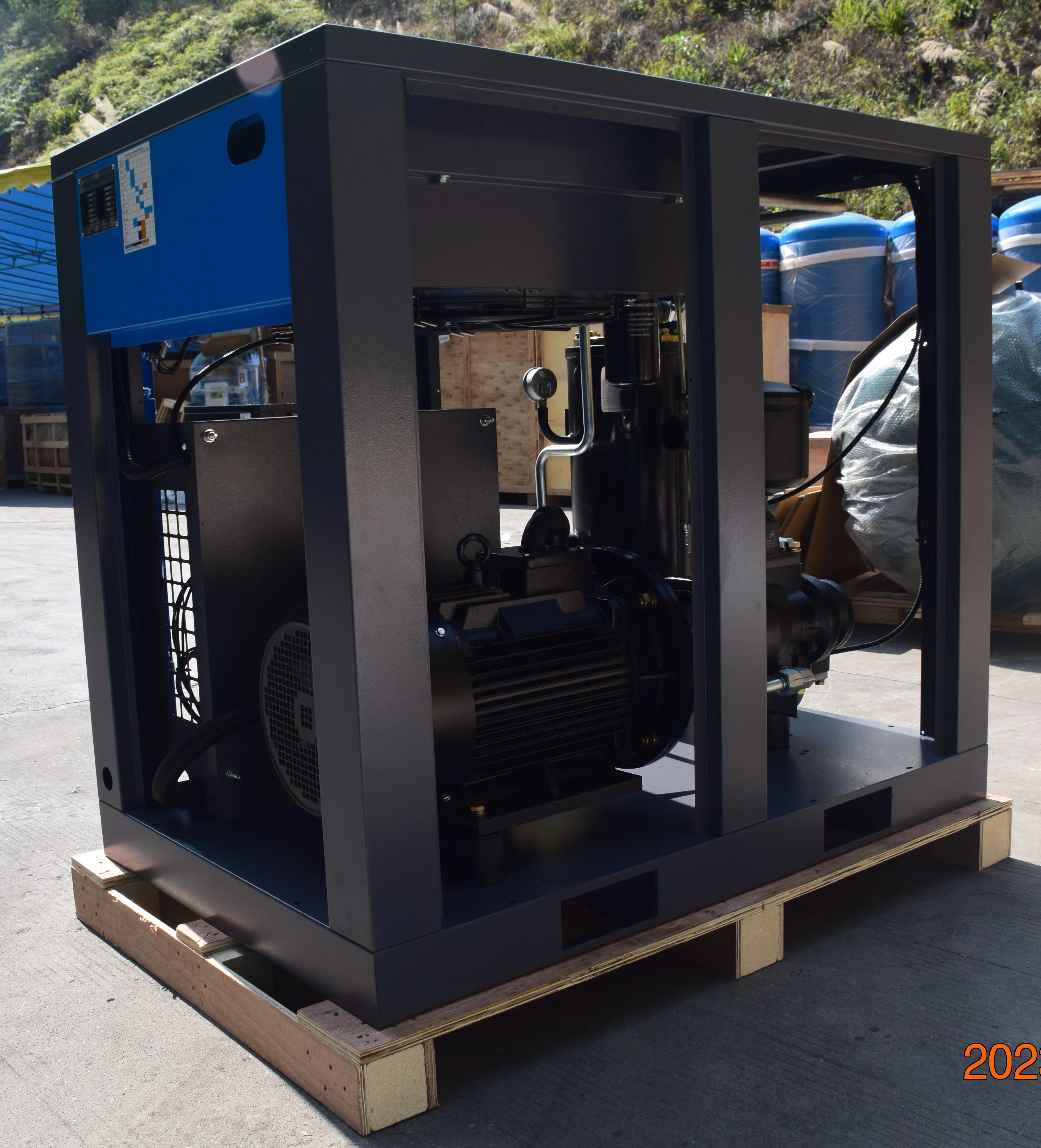 Airstone Rotary Screw Type Air Compressor 30kw 40hp 150 Cfm Variable Frequency Drive Vsd Screw