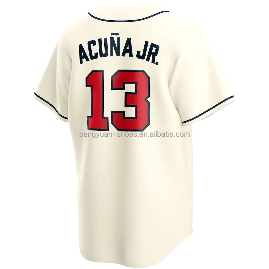 Wholesale Best Quality #13 Ronald Acuna Jr. #23 Michael Harris II