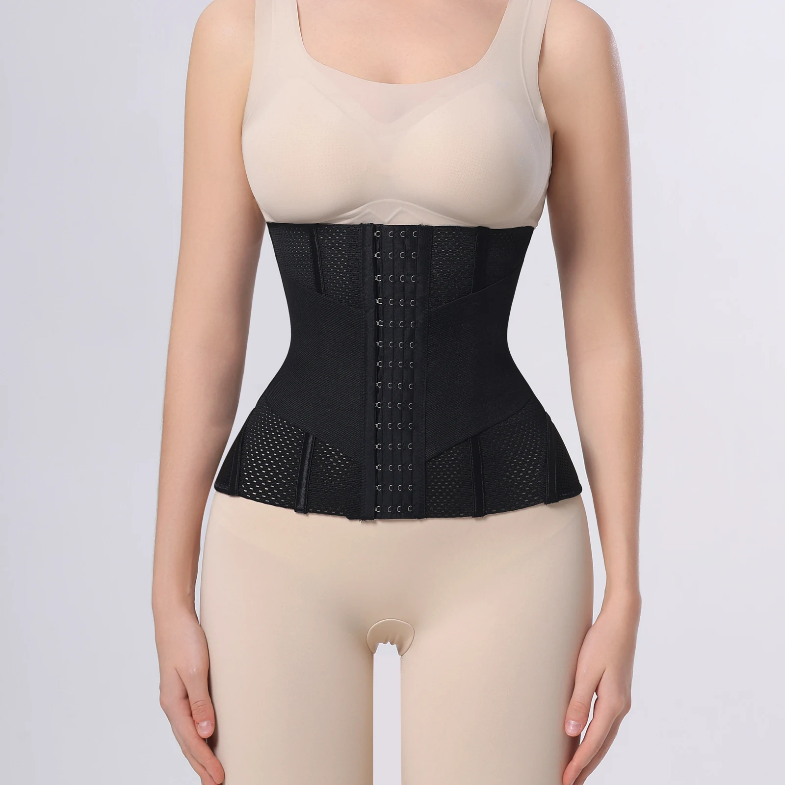 Waist Cincher Trimmer Belt Double Trimmer Shaping Wrap Girdle Full Body Corset Waist Trainer Shaperwear Tummy Control Shaper manufacture