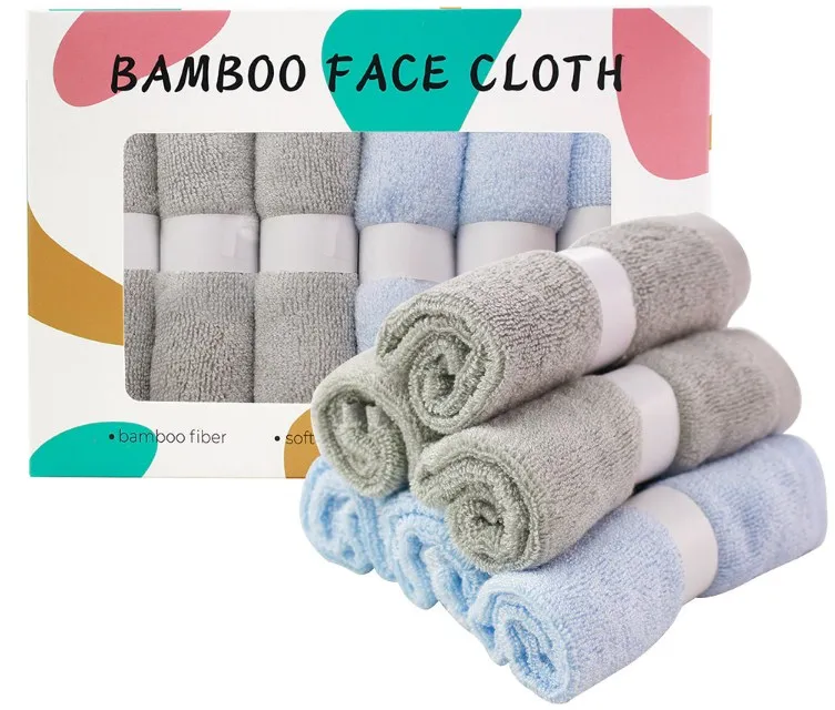 100 Bamboo Baby Washcloth Baby Wash Cloths Washcloths Organic Soft