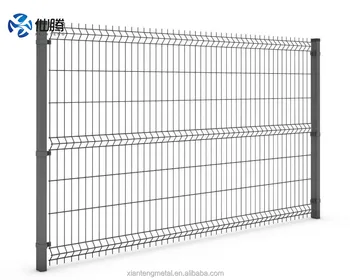 Latest Metal Galvanized 3D Curved Welded Wire Mesh Panel Fence for Road Garden Land Playground and Security