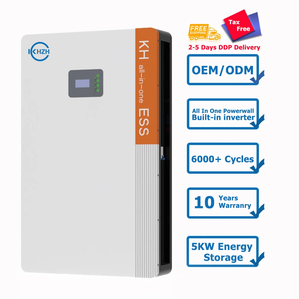KeHeng Rechargeable Home Solar Storage System Lifepo4 Battery 48V 100ah 200ah Tesla Powerwall Panel Solar 5kw 10kw 20kwh