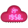 Cloud Clock - Red