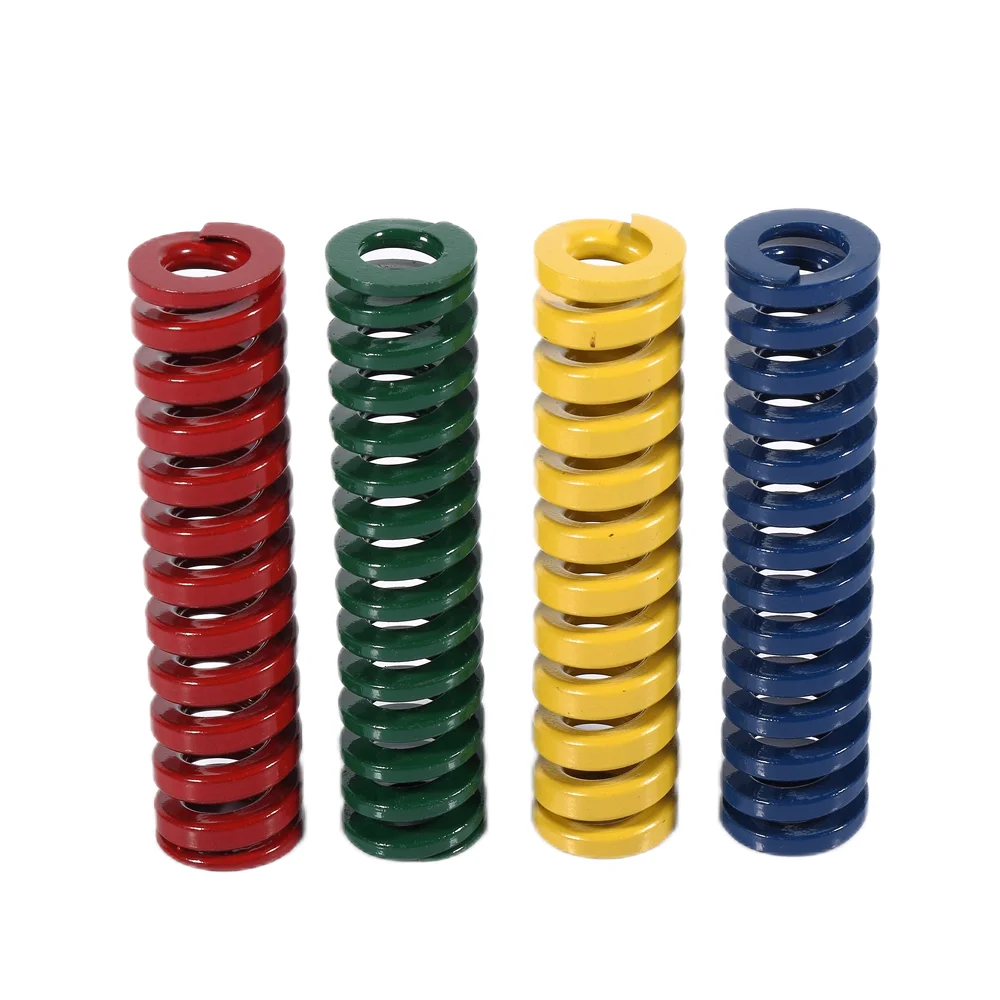 Supplier Customize Green Yellow Plastic Compression Mold Spring Japan Datong Mould Coil Die Springs Of Various Colors