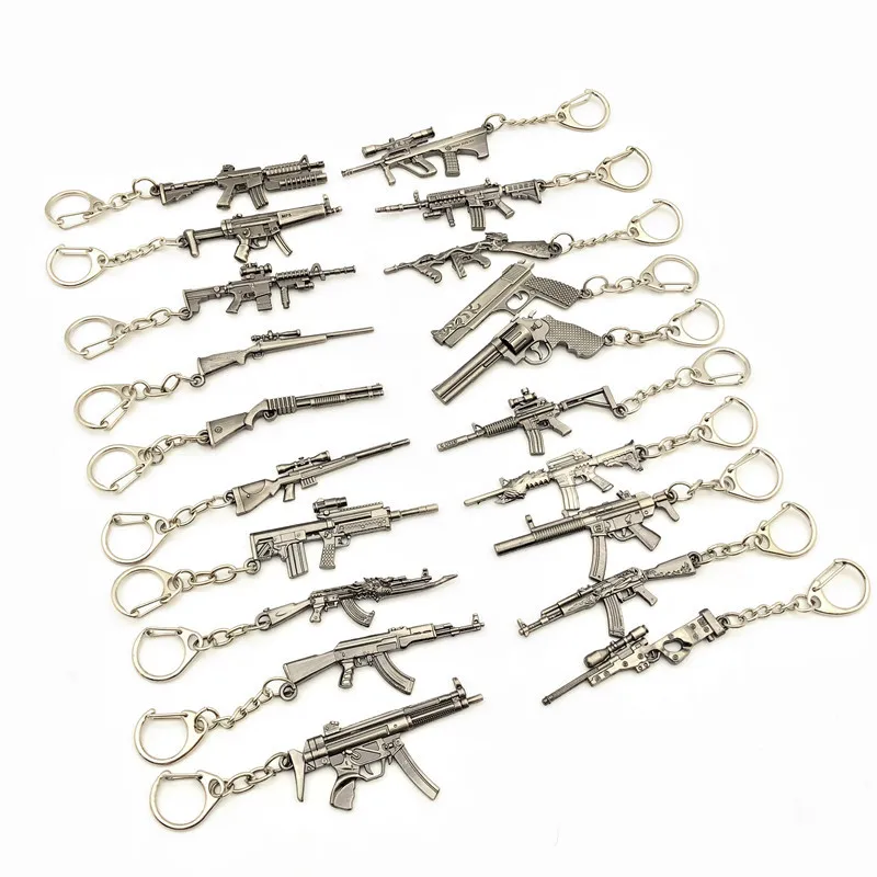 Fashion Zinc Alloy Metal Mini Micro Small Gun Key Chain Metal Gun - Buy ...