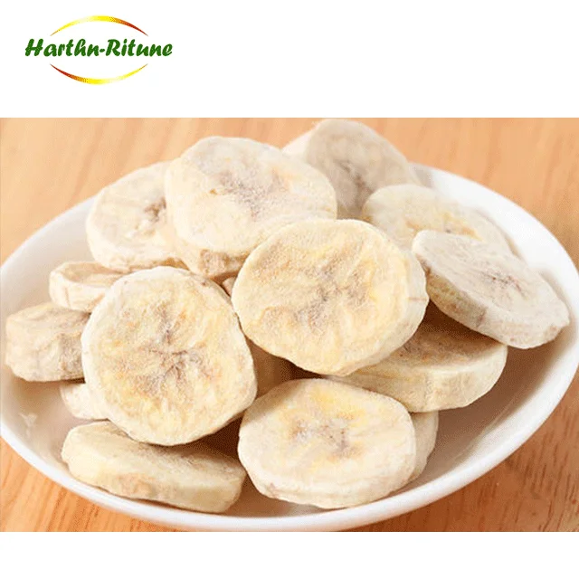 Προσφορά χονδρικής πώλησης Ξηραίνοντας με καταψύξη φρούτα Ξηραίνοντας με καταψύξη μπανάνια Ξηραίνοντας με καταψύξη μπανάνια προς πώληση