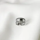 Danyang s925 sterling silver Vintage gum ring jewelry open ring