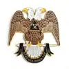 Cut out Scottish Rite 32 wings Down