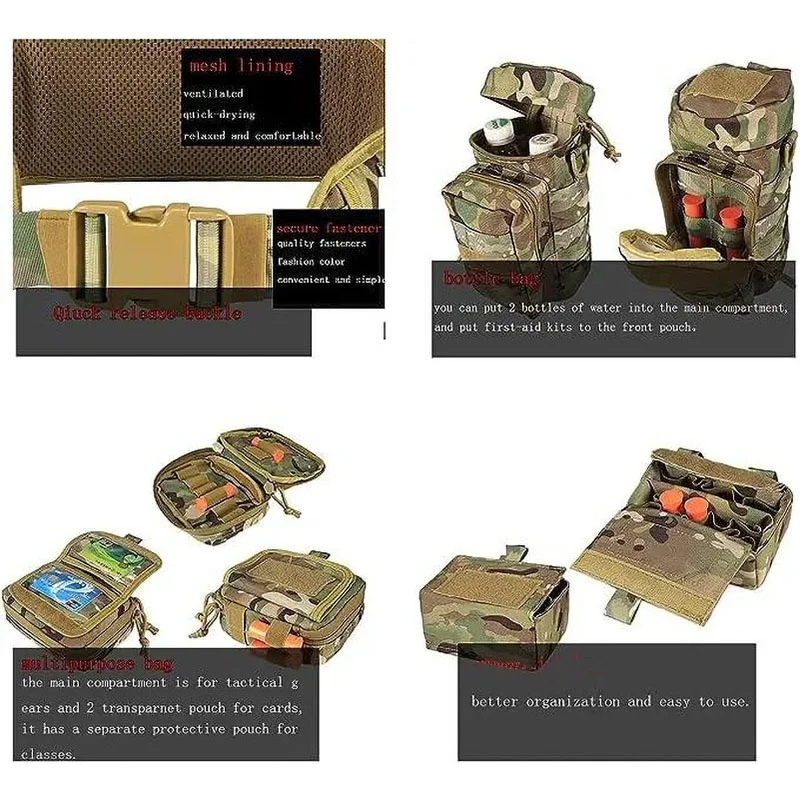 Outdoor Premium Training Mountaineering Outdoor Tactical Belt Duty Utility Belt Set Hunting Accessories Tactic Waist Belts