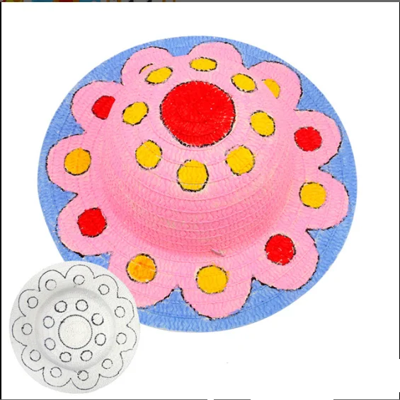 子供のdiy手作り落書きクリエイティブ塗装幼稚園壁装飾絵画麦わら帽子おもちゃ Buy 麦わら帽子のおもちゃの塗装 麦わら帽子のおもちゃの塗装 Product On Alibaba Com