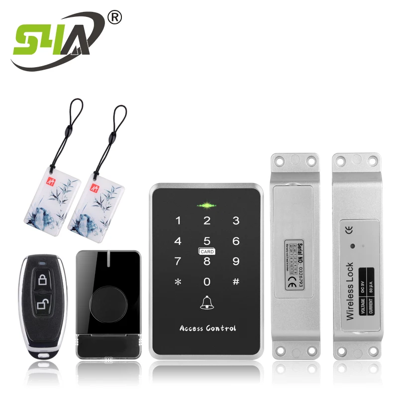 D3 Access Control System Keyless Keypad Door Lock Wireless Gate Lock Kit