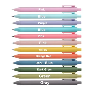 Business Bulk Multi-Colors Plastic Ball Point Pen Promotional Customized Logo Printing Brand Manufacturers Ballpoint Gifts