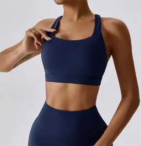 2023 Fitness Workout Bra Sports Gym Women Activewear Back Cross Sport Bra