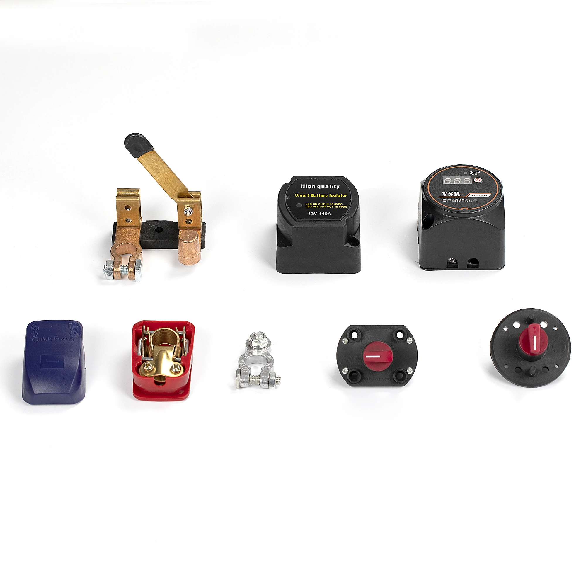 Miniature Battery Isolation Switch 50A - Removable Actuator | 12 Volt Planet
