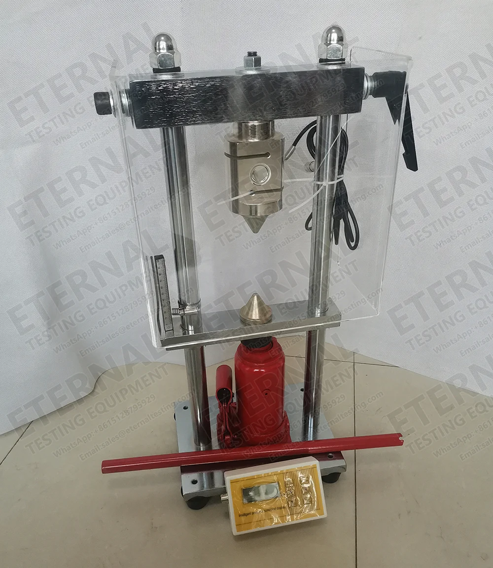 1-Year Warranty Digital Rock Point Load Test Apparatus With LED Display ASTM Standard Lab Equipment for Machine Measurement Use
