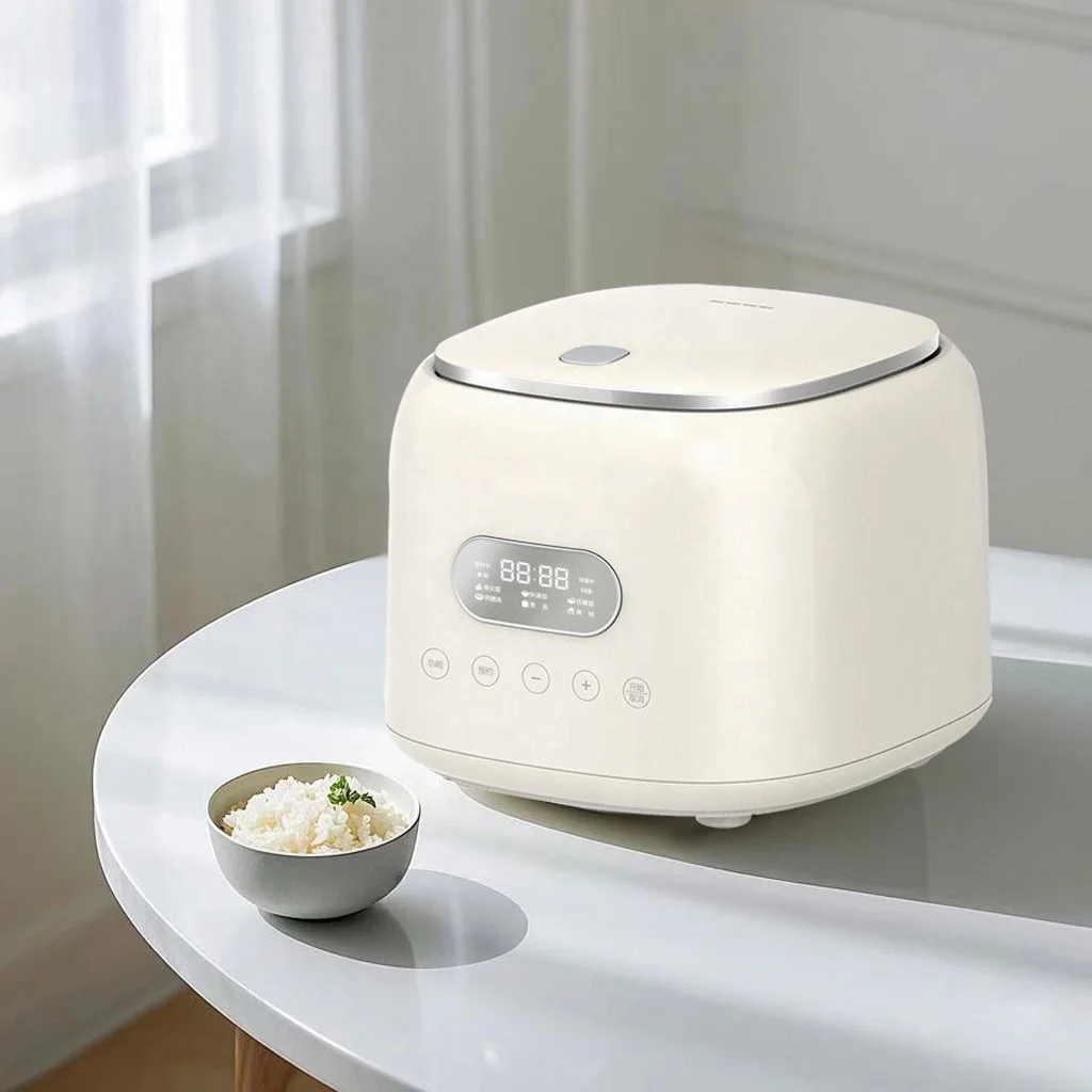 2025 New Design 2.5L Low Sugar Rice Cooker/electric Rice Cooker Smart Electric Customize Plastic Square Stainless Steel Cooker