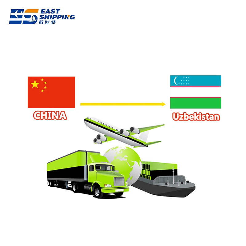 East Shipping Agent To Uzbekistan Freight Forwarder Air Sea Freight FCL LCL Container Shipping Clothes China To Uzbekistan
