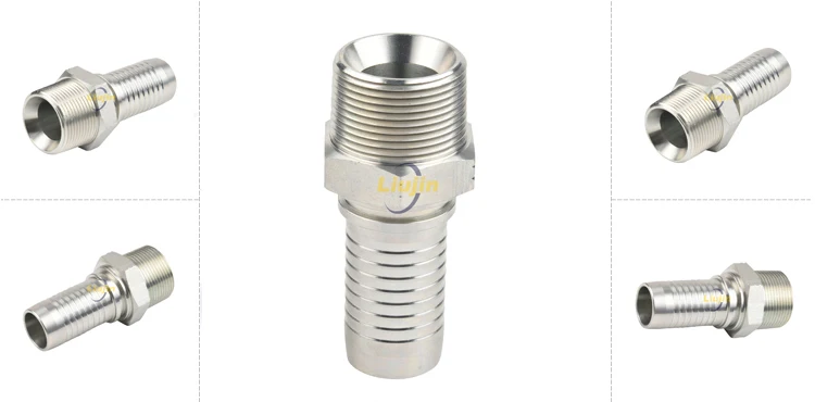 Factory direct supplier hydraulic hose fitting connectors hydraulic pipe coupling