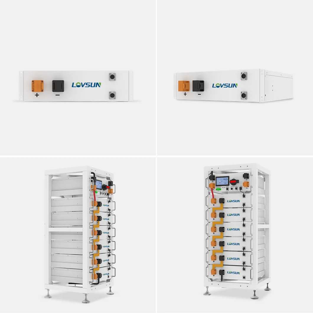 Lovsun High Voltage Stackable Lifepo4 Battery 409V 30kWh 40kWh 100Ah Solar Battery Storage System Lifepo4 Phosphate Battery manufacture